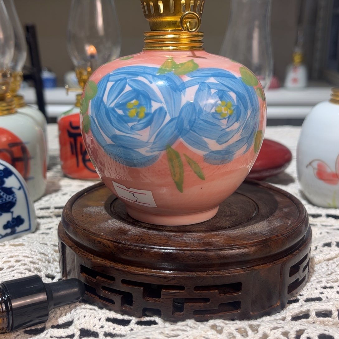 摆件景德镇陶瓷香薰灯