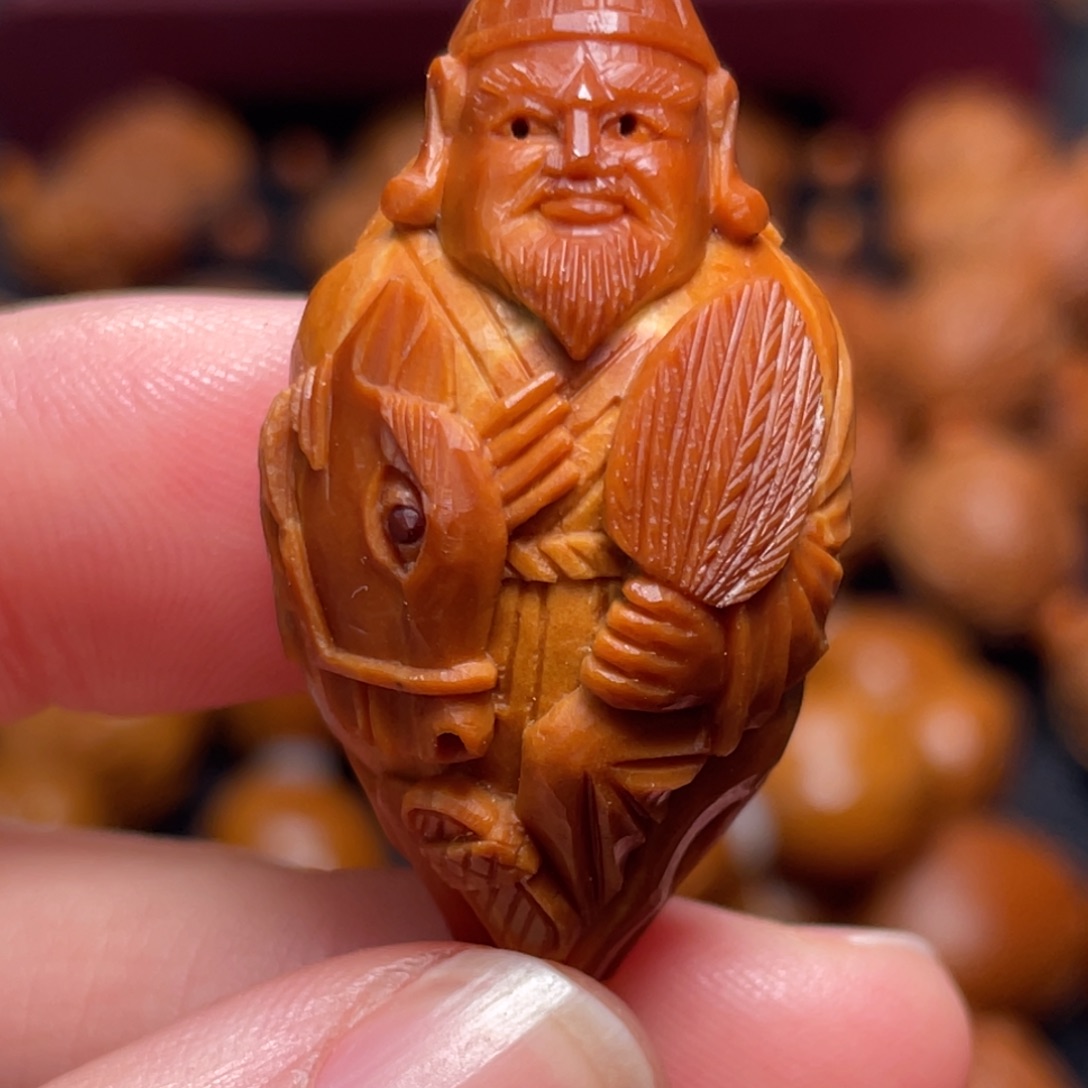 橄榄核手串/手链2.2梅林核诸葛亮纯刀铲单颗