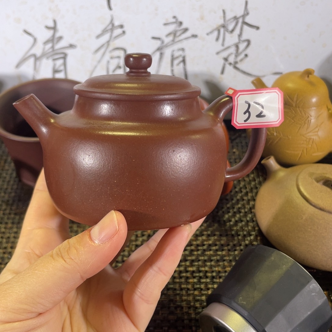 紫砂茶壶錢*德钟微瑕全手