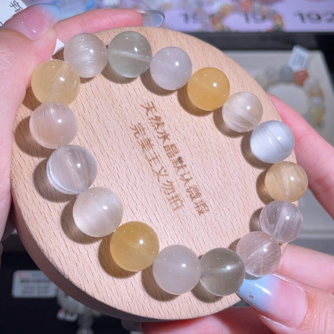 水晶手链未镶嵌192 号多样性发一 H 13mm+