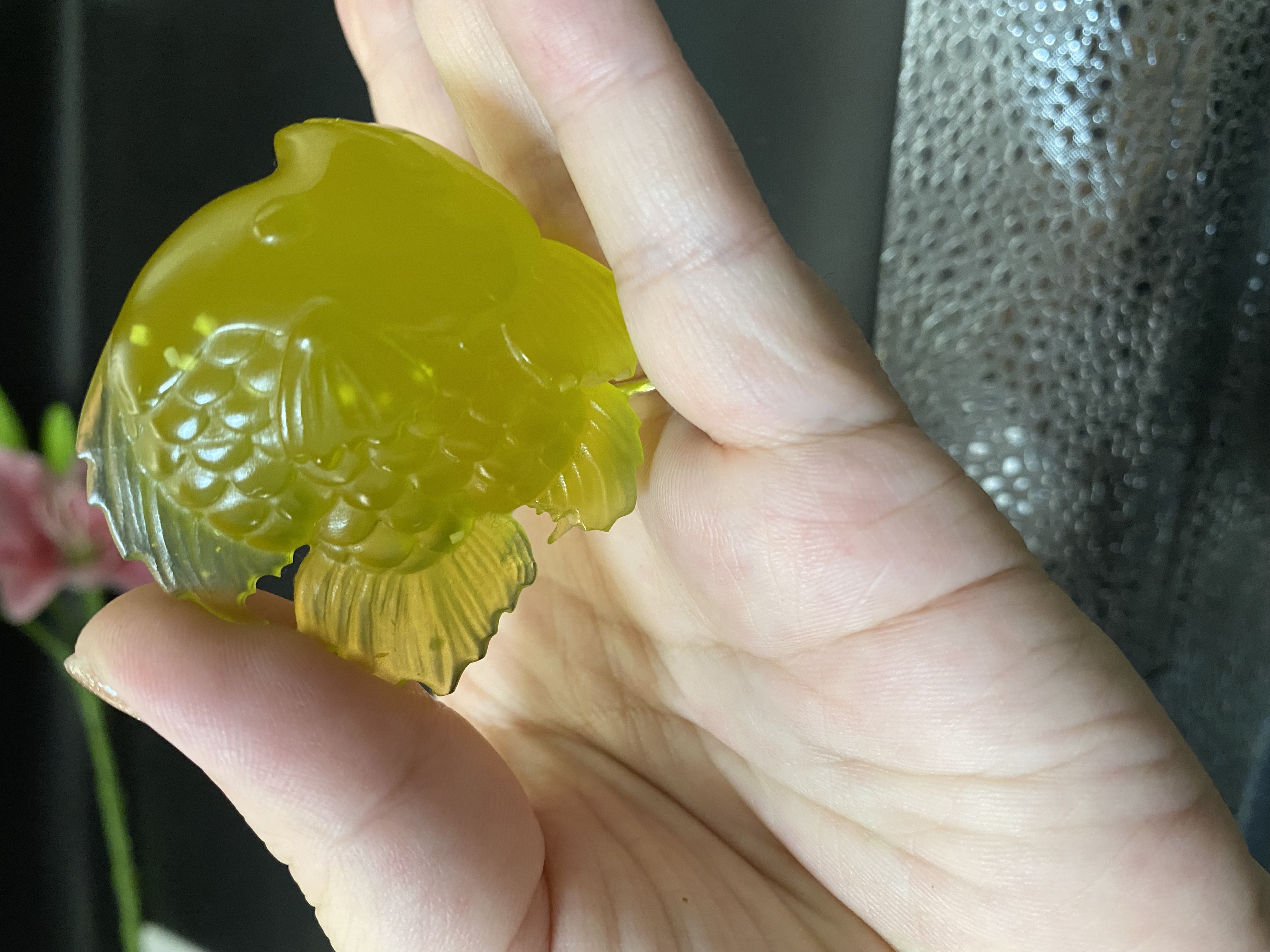 琮缘珠宝玉器纯天然岫玉挂件小摆件鱼年年有余