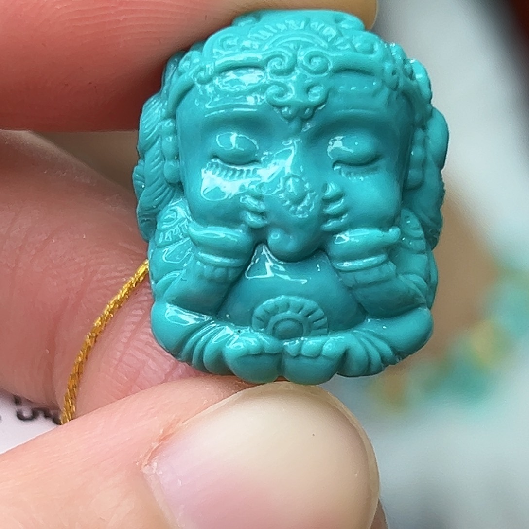 绿松石珠宝奇石未镶嵌