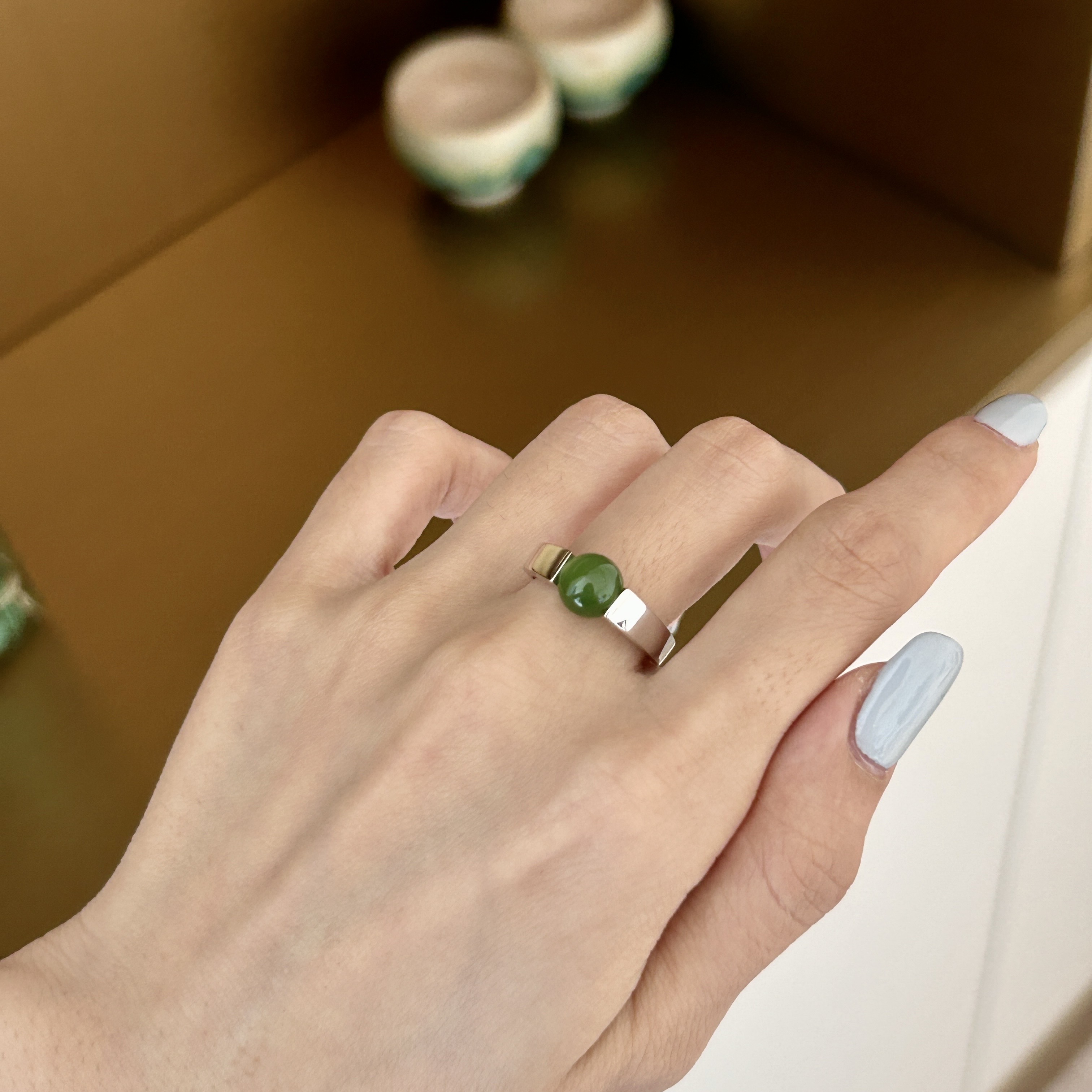 和田玉戒指 259302