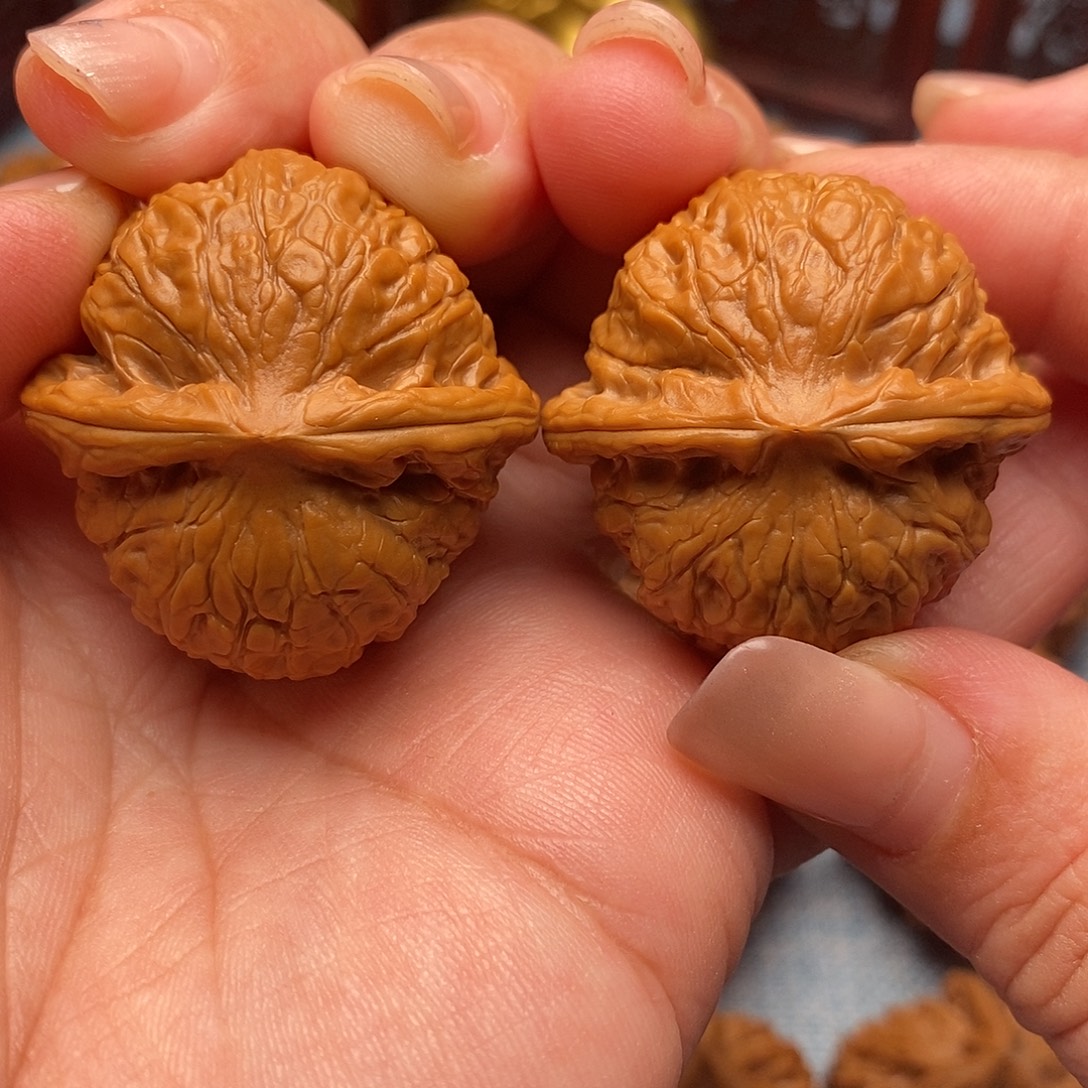 文玩核桃把件34全品绝配乾隆磨