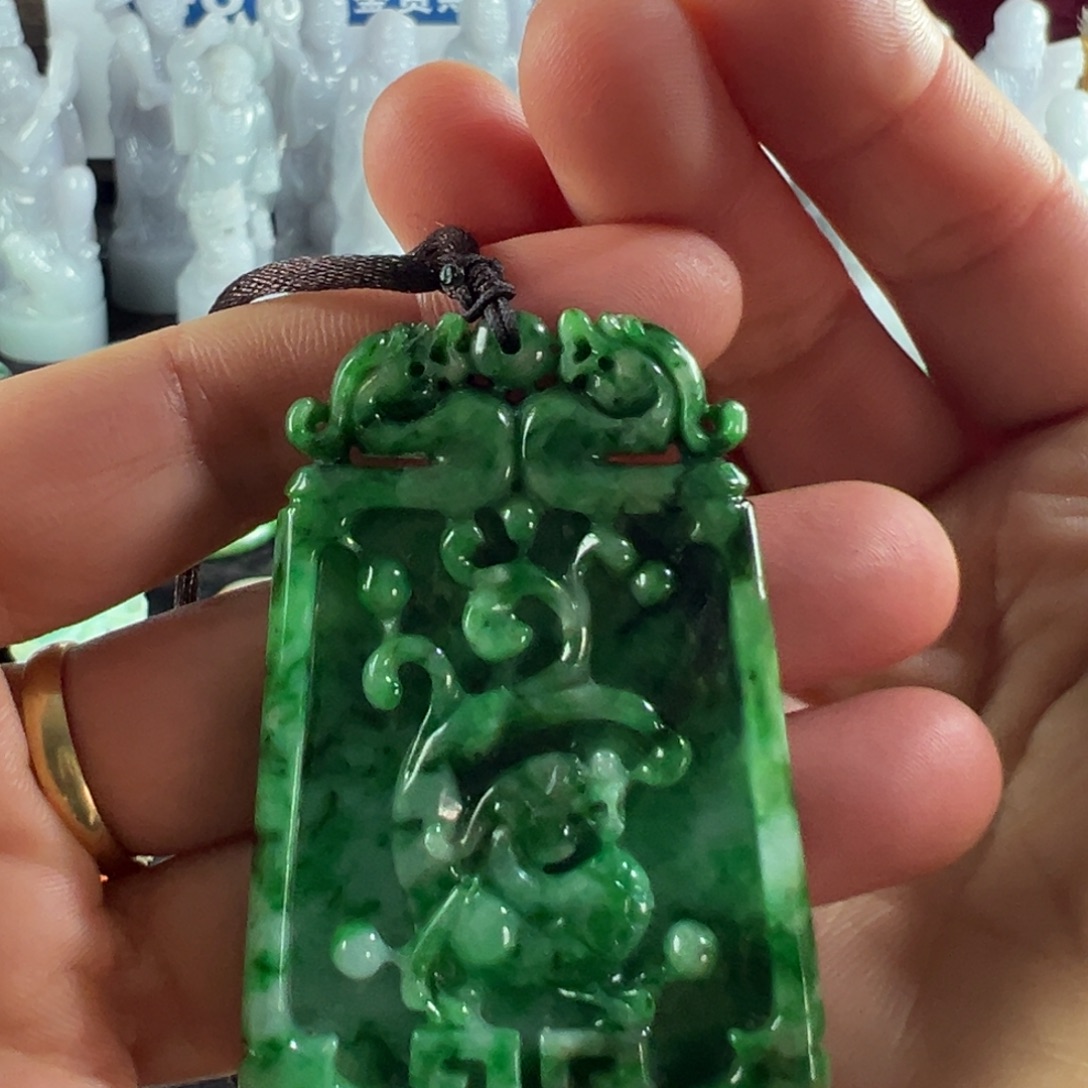 翡翠未镶嵌手镯天然翡翠挂件