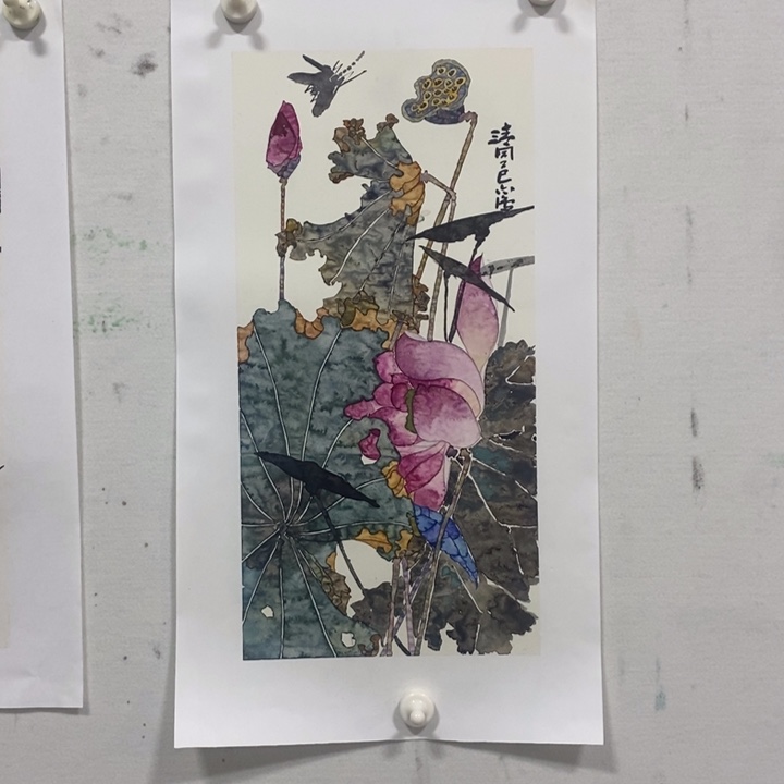 国画纯手绘国画作品