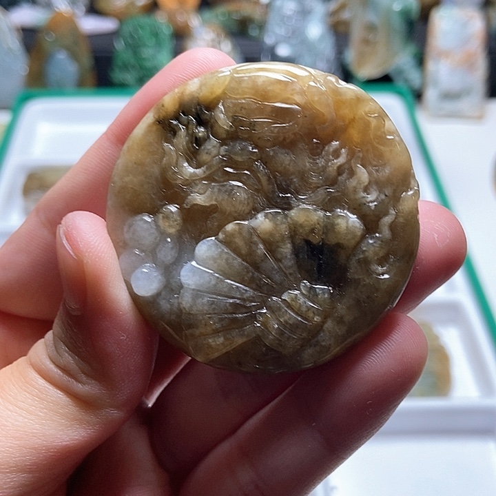 翡翠未镶嵌颈饰翡翠a货