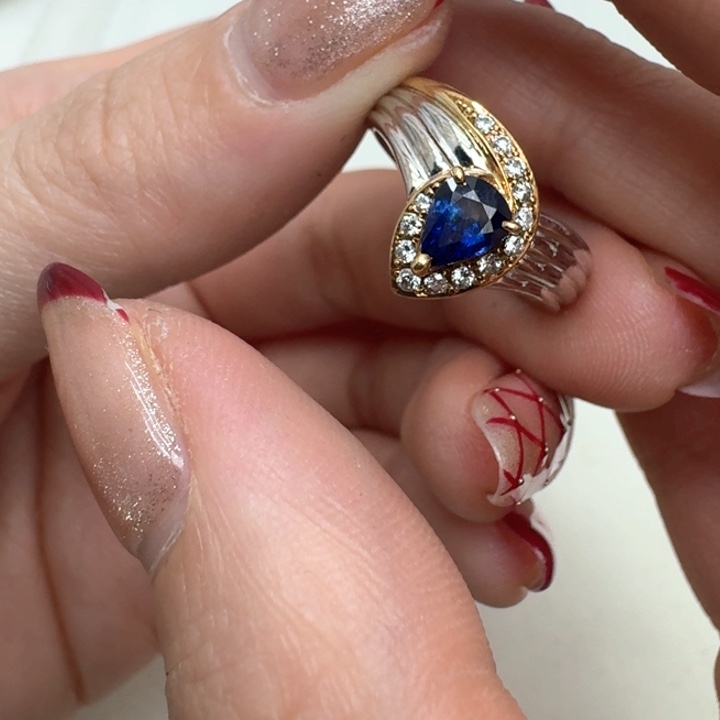 蓝宝石戒指未镶嵌