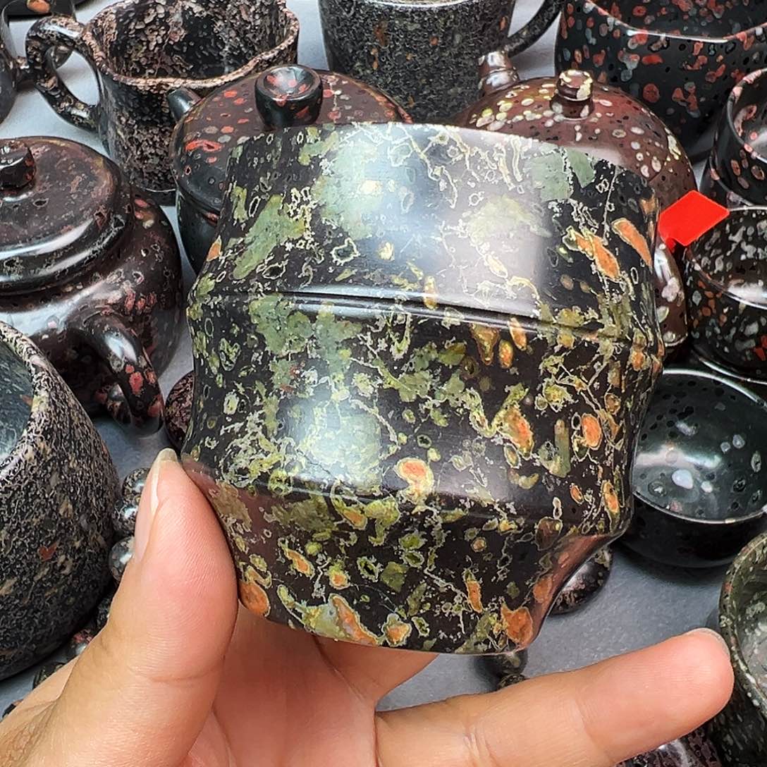 梅花玉鱼缸石茶周边微瑕不退不换