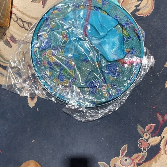 蓝花抄网头40厘米一个。       