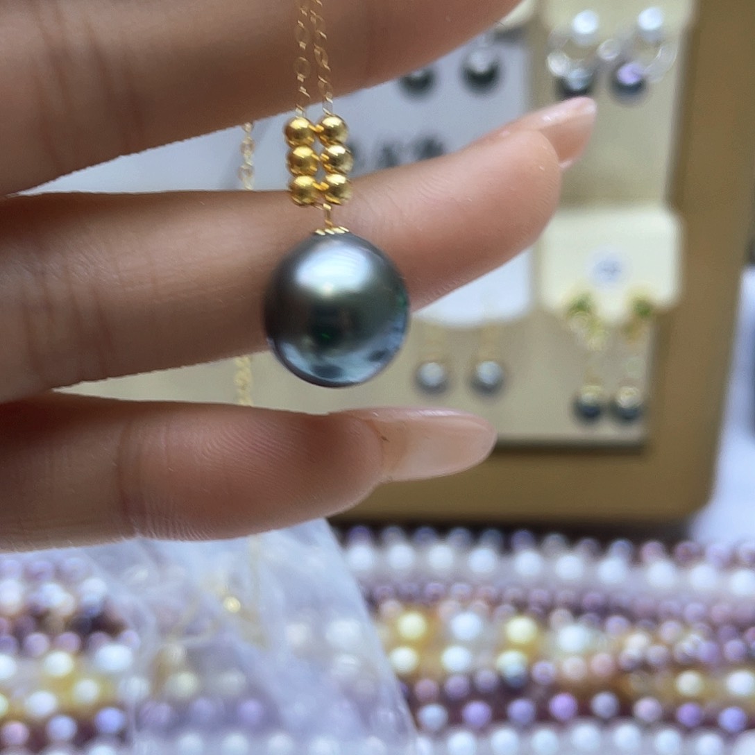 海水珍珠颈饰18K金镶嵌