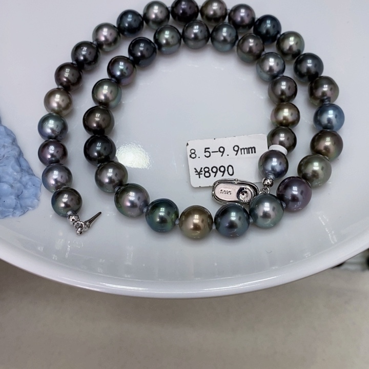 未镶嵌海水珍珠串珠上***宠大溪地串珠8.5-9.9mm慧