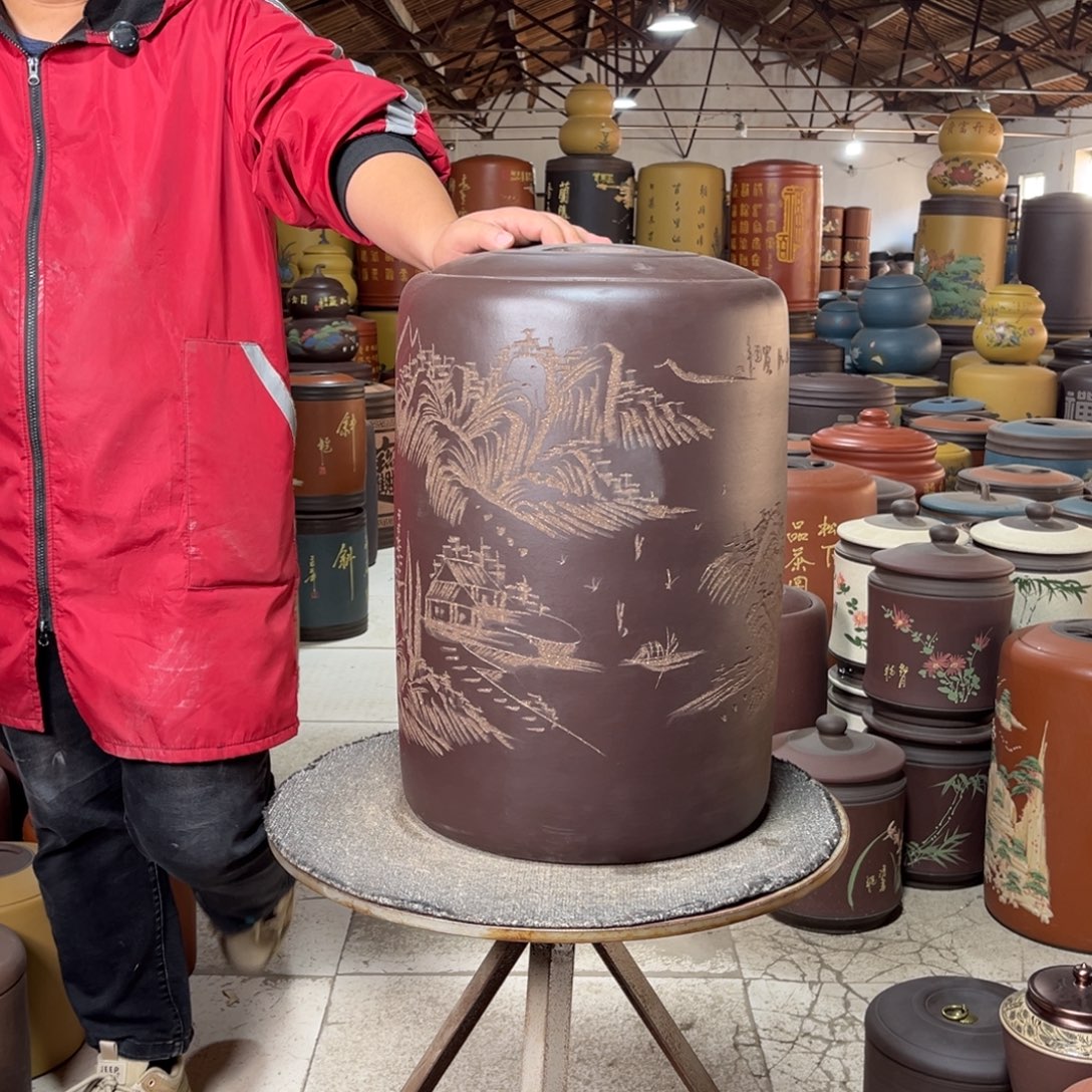 紫砂茶叶罐茶叶罐