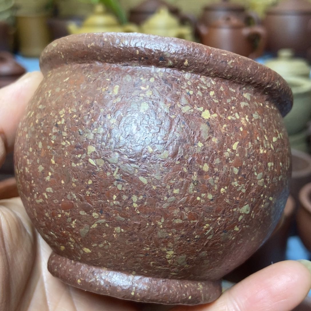 茶杯紫砂八目全砂手工泥230毫升