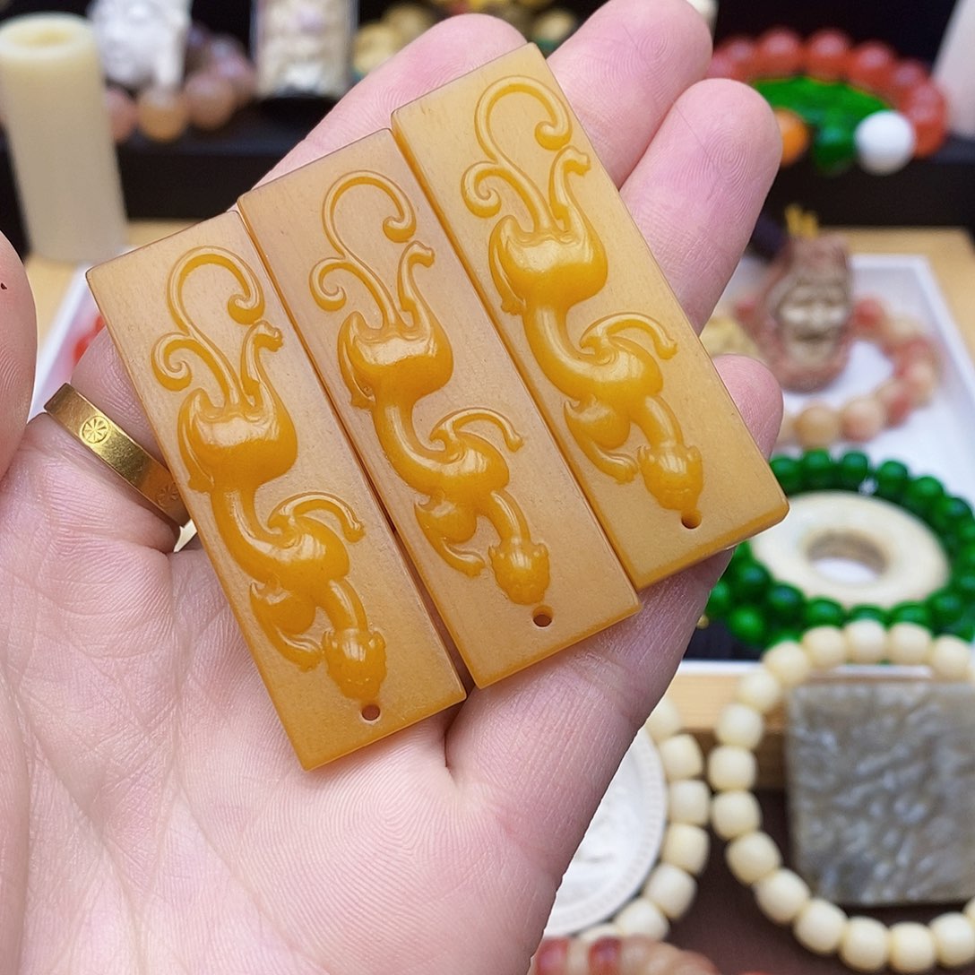 驼骨手串/手链牦牛骨貔貅