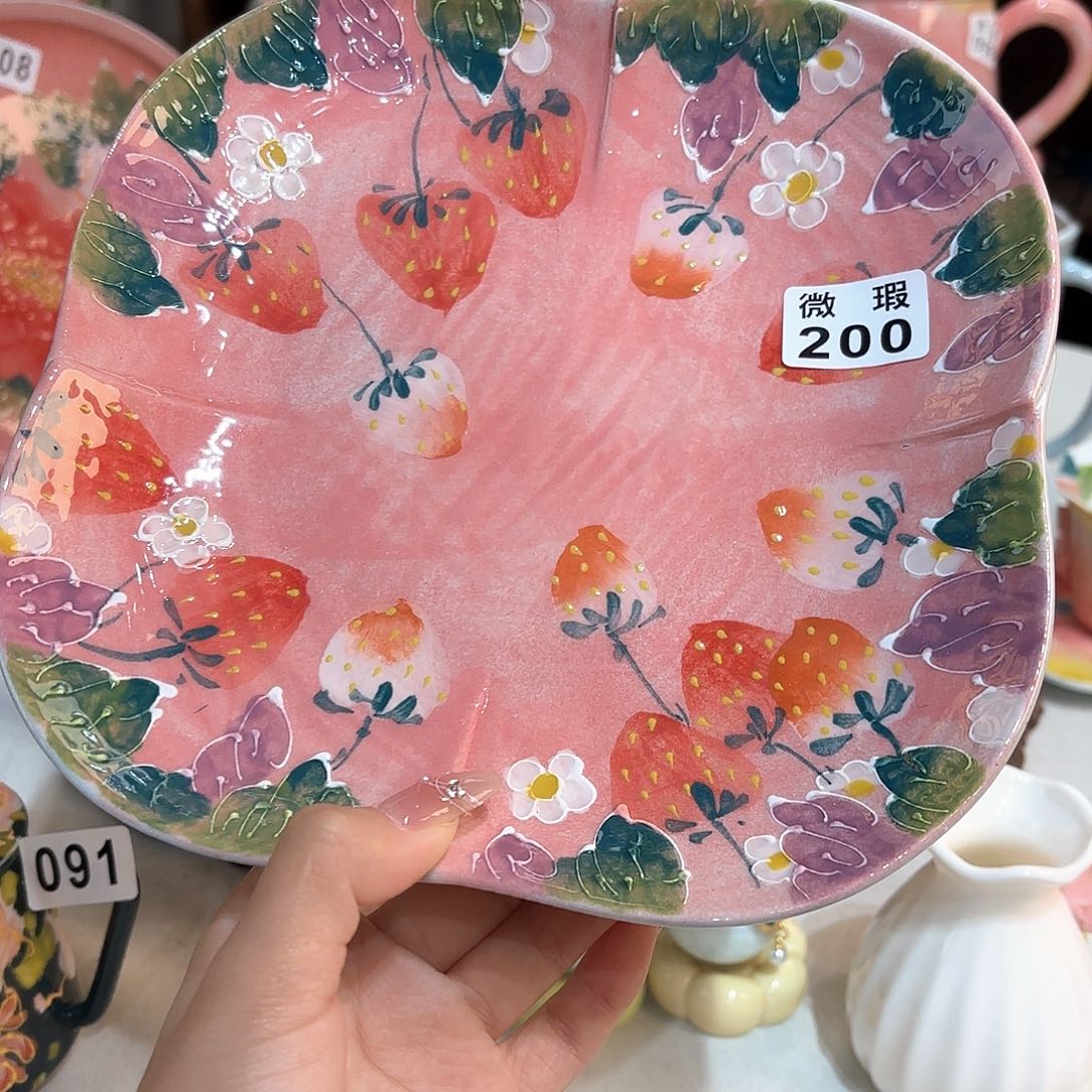 景德镇手绘高温釉下彩陶瓷茶具