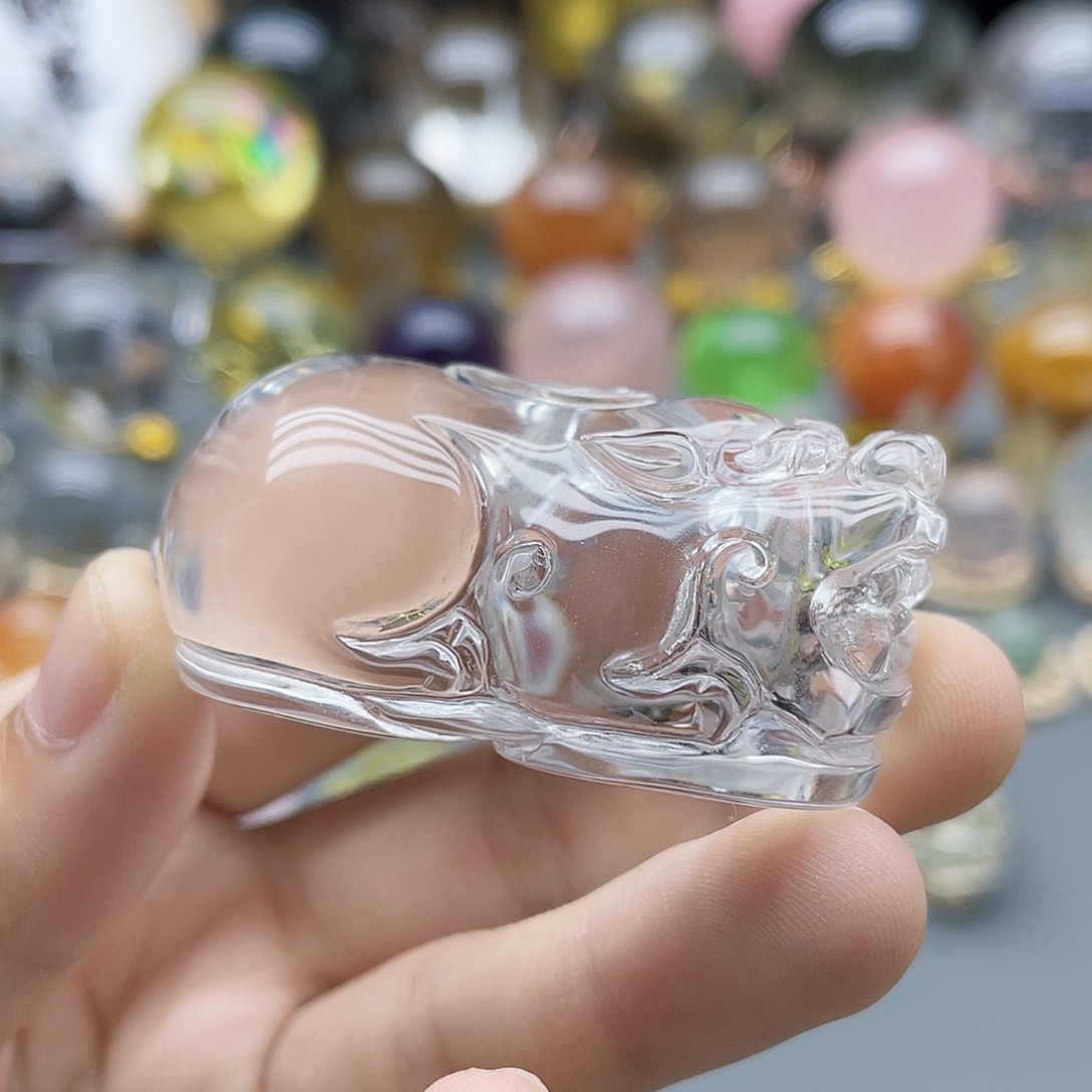 未镶嵌珠宝半成品水晶天然白水晶