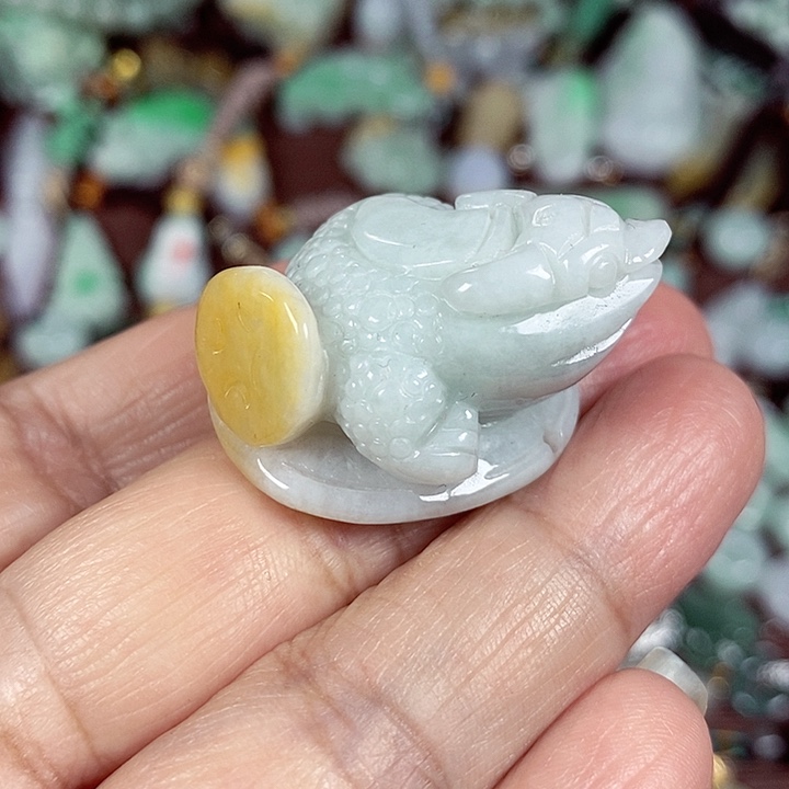 翡翠未镶嵌颈饰天然翡翠玉A货配证书