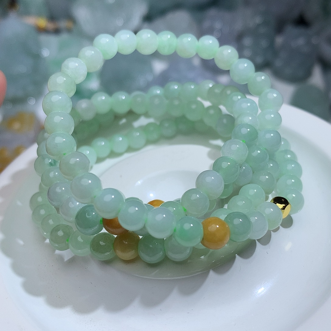 翡翠未镶嵌颈饰522