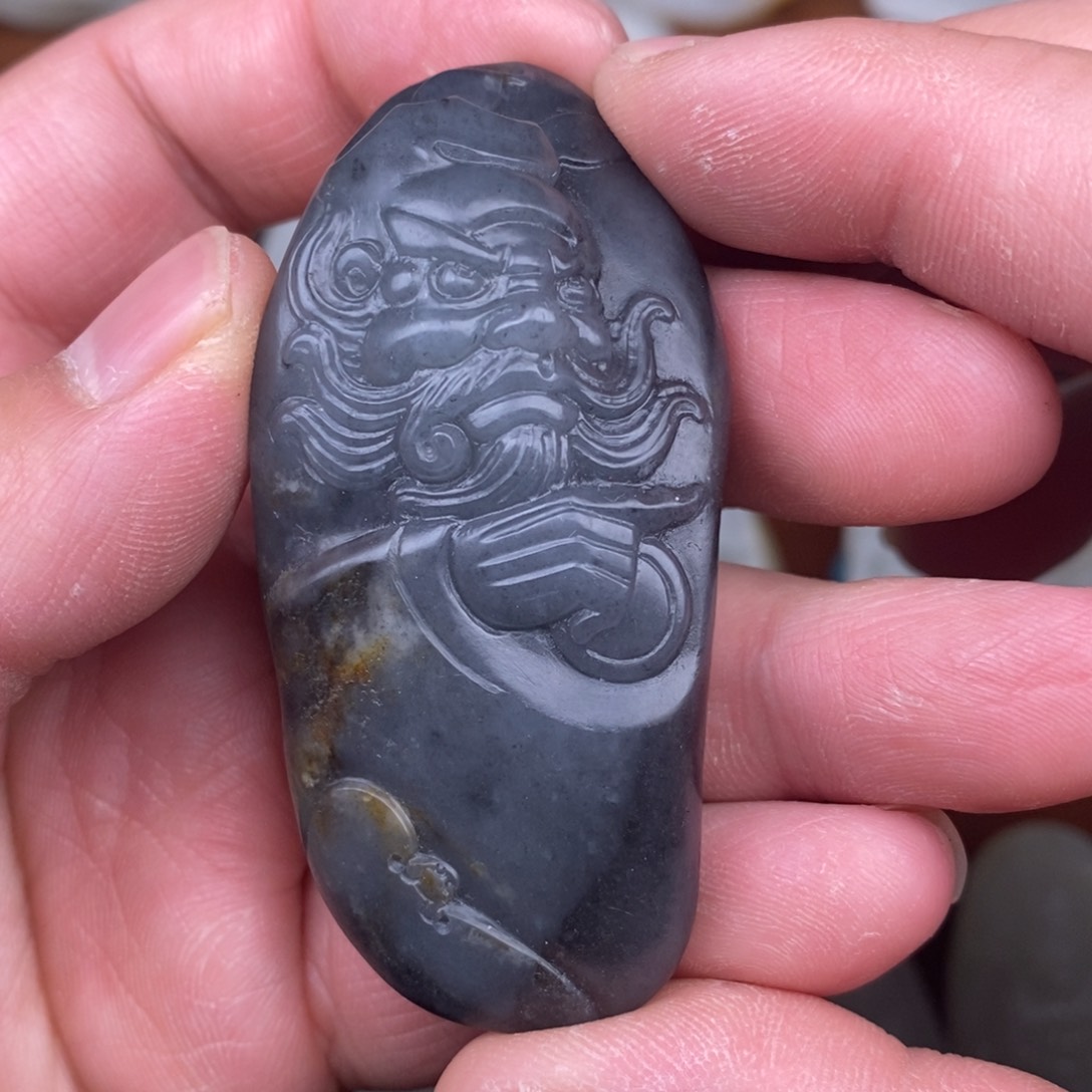 和田玉车挂未镶嵌