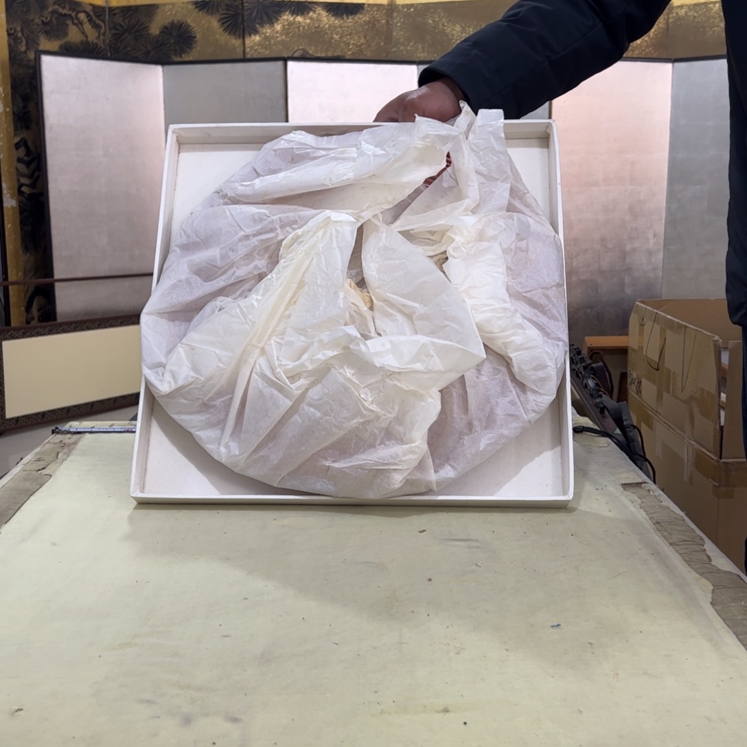 无***际绘画屏风框画茶空间设计