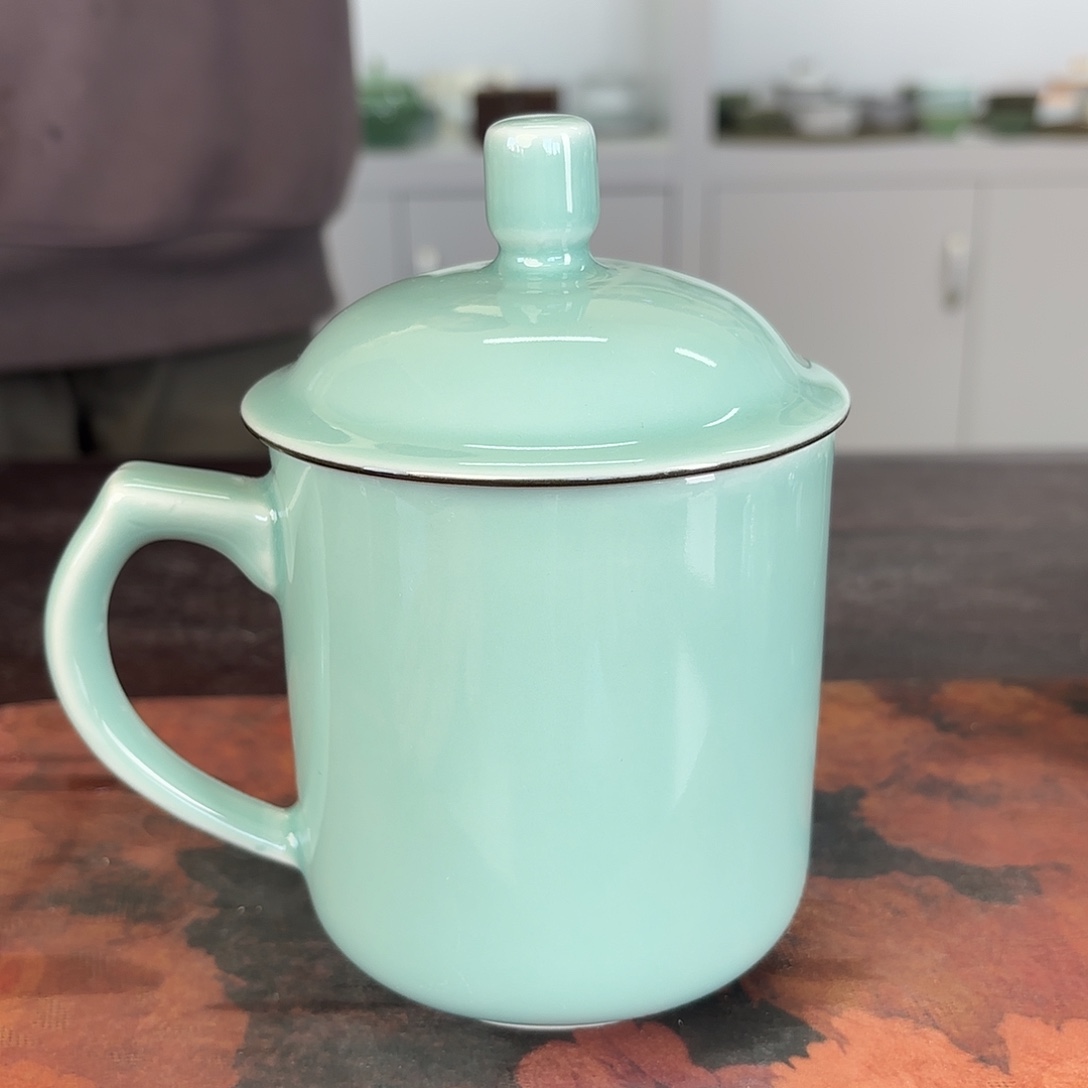 幻***旁龙泉云间青瓷小米茶器