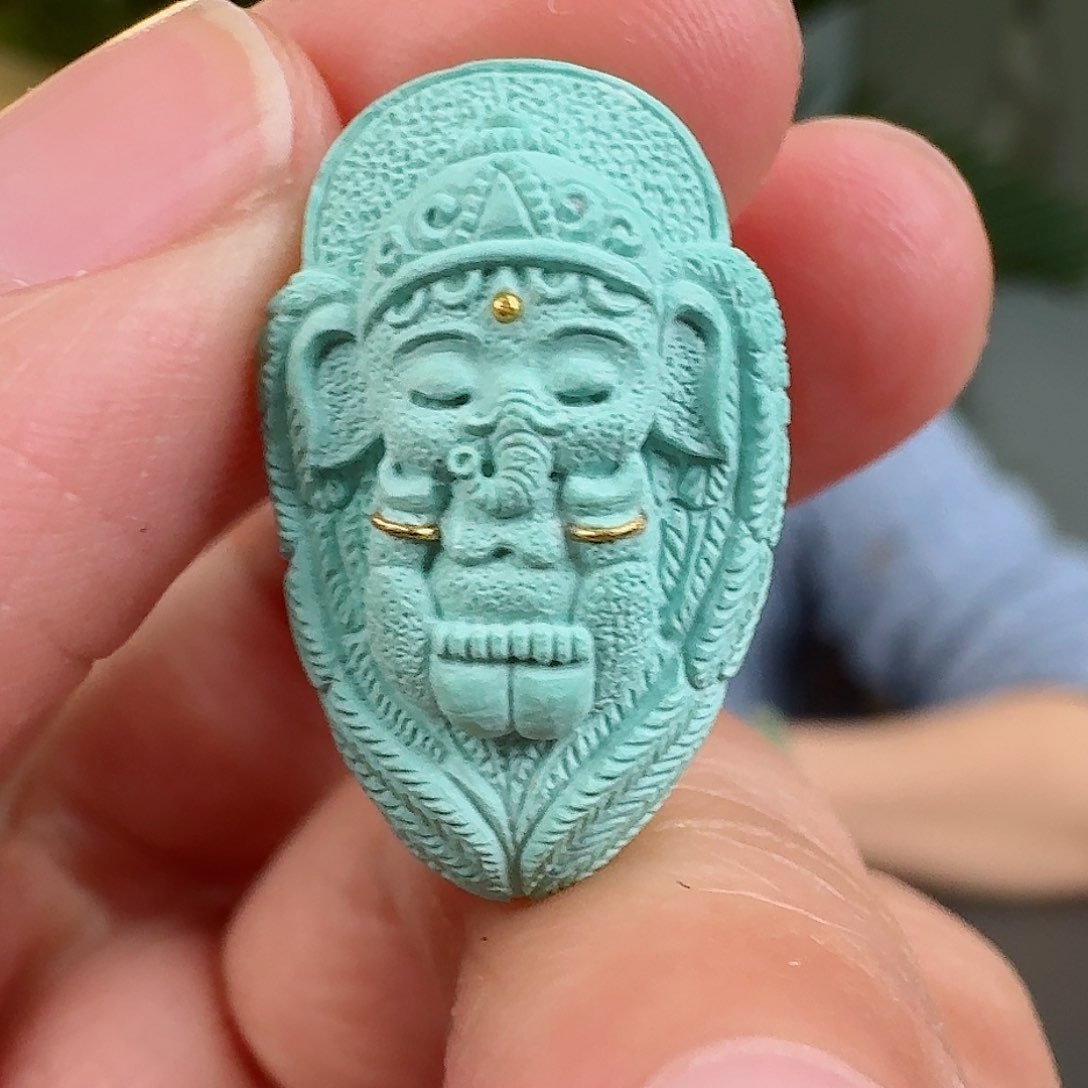 绿松石珠宝奇石未镶嵌