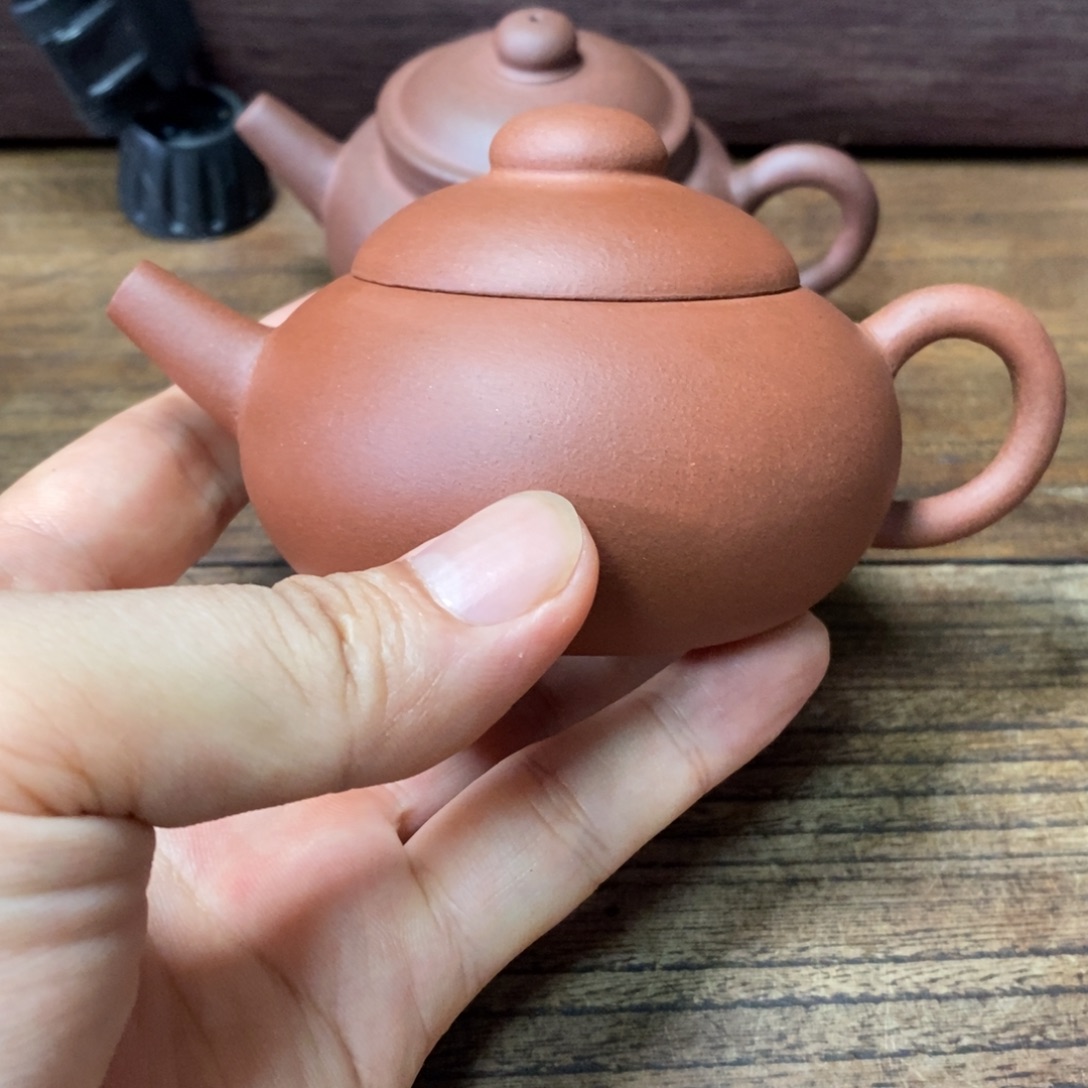 茶壶紫砂全手工摹古容量120cc