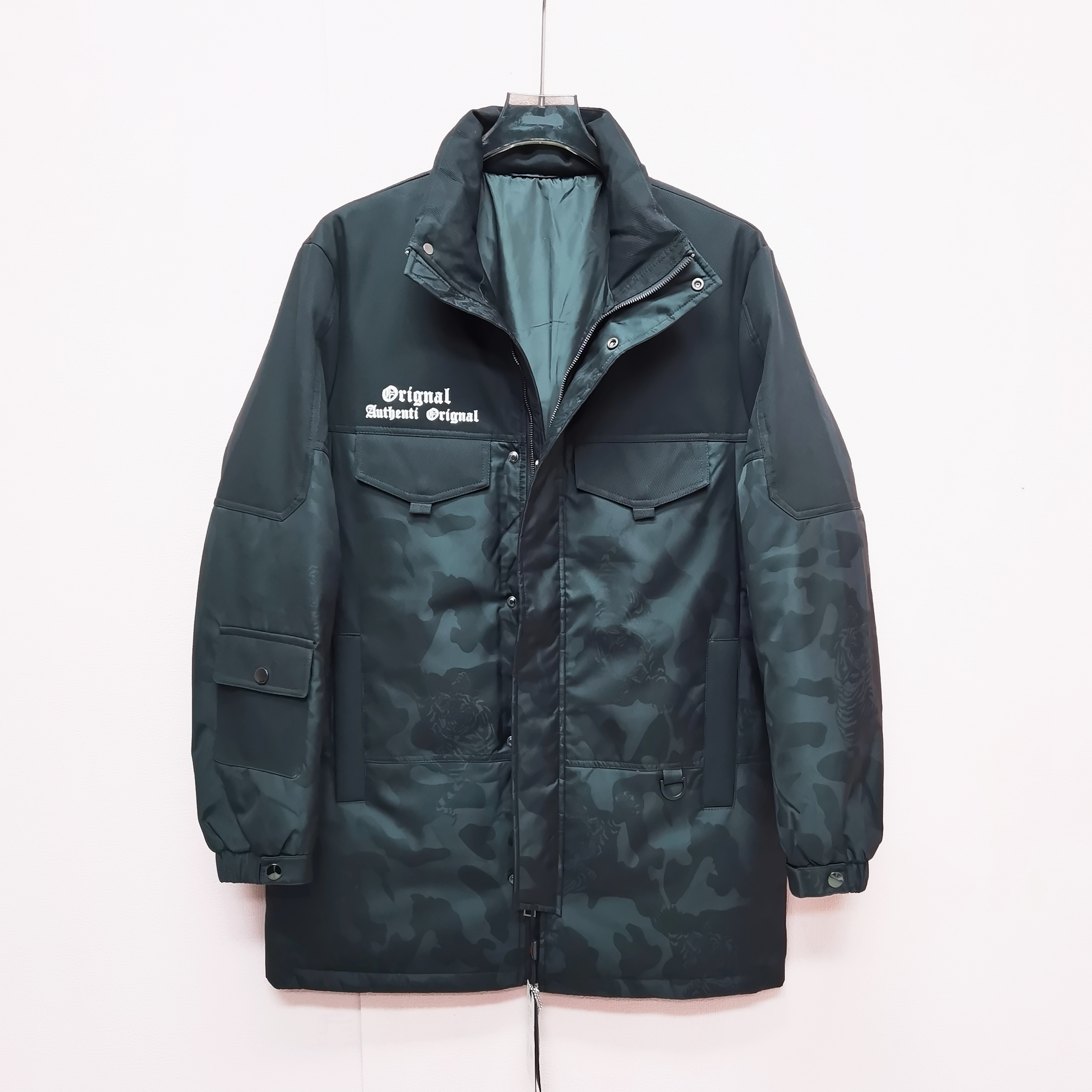 205男士高端定制轻奢百搭中长款羽绒服外套