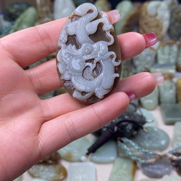 和田玉挂件未镶嵌