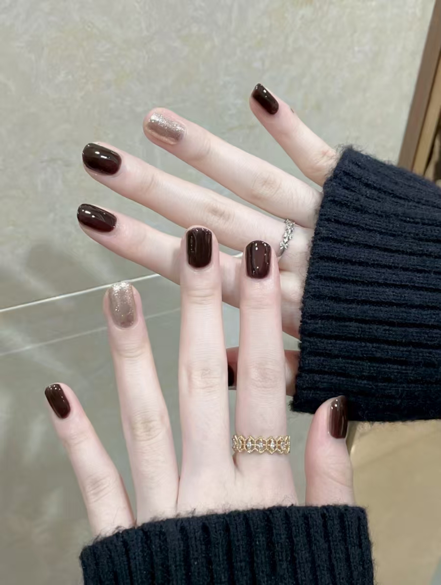 沐沐美甲-美式可可色胶  权杖瓶10ml（单色）（不送磁铁）