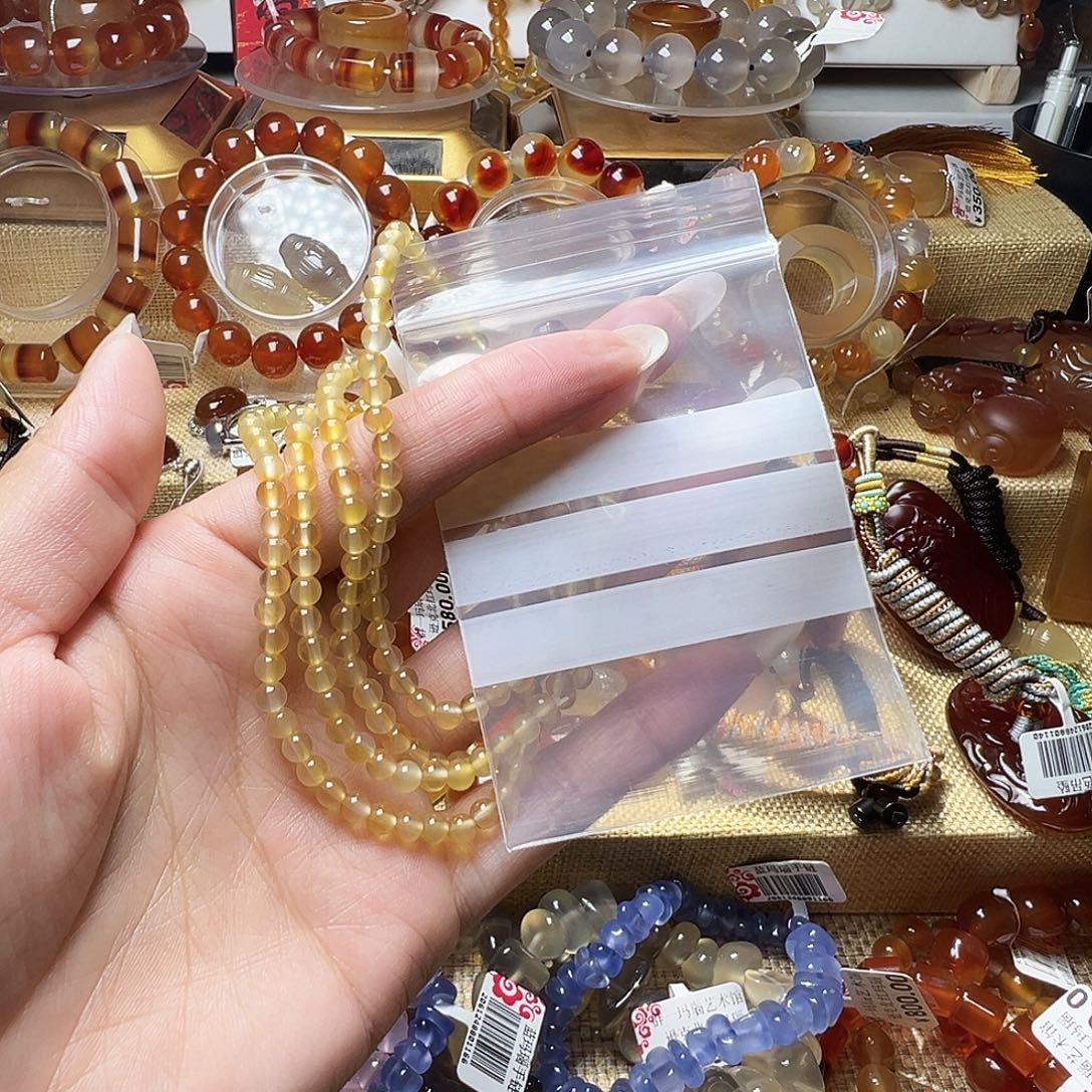 y***a玛瑙/玉髓合金玛瑙手串4