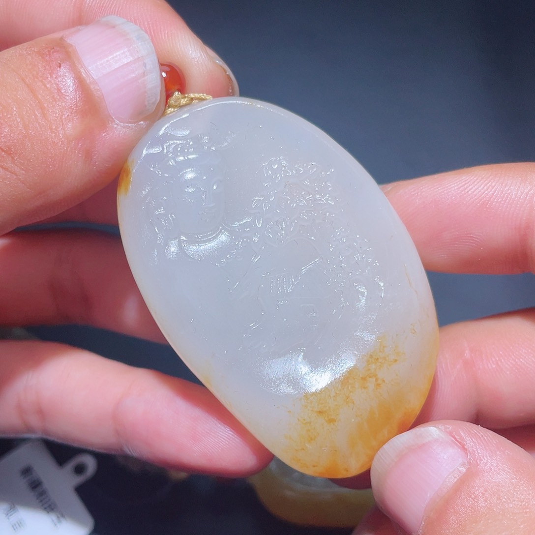 和田玉把件未镶嵌D2 