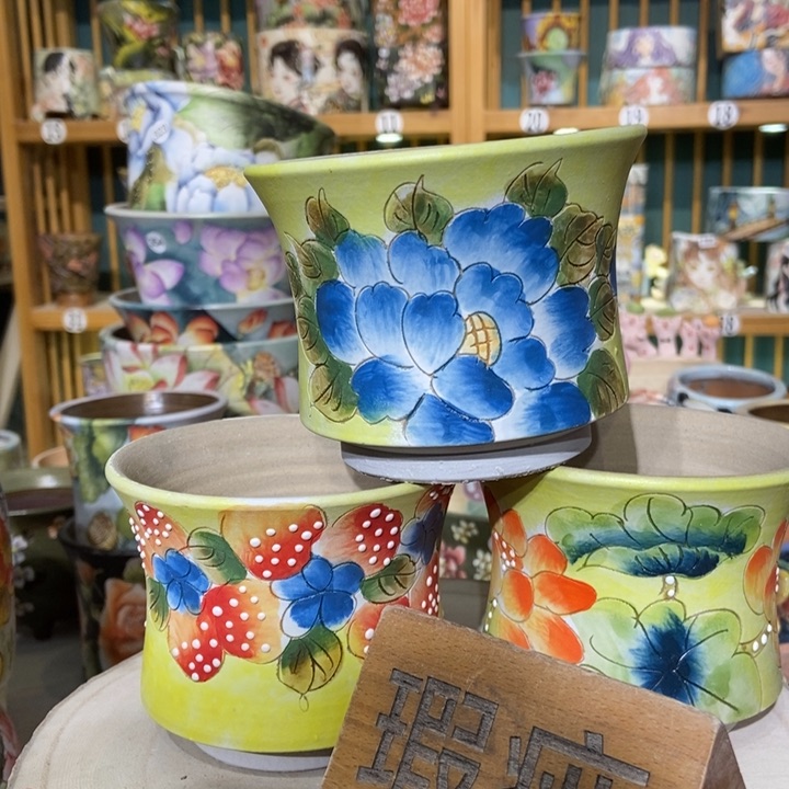 红陶景德镇艺术手绘作品