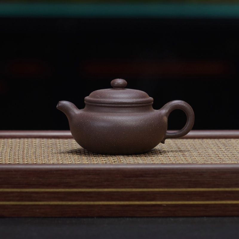 CZP粗砂天青[仿古]宜兴黄龙山原矿手工紫砂壶