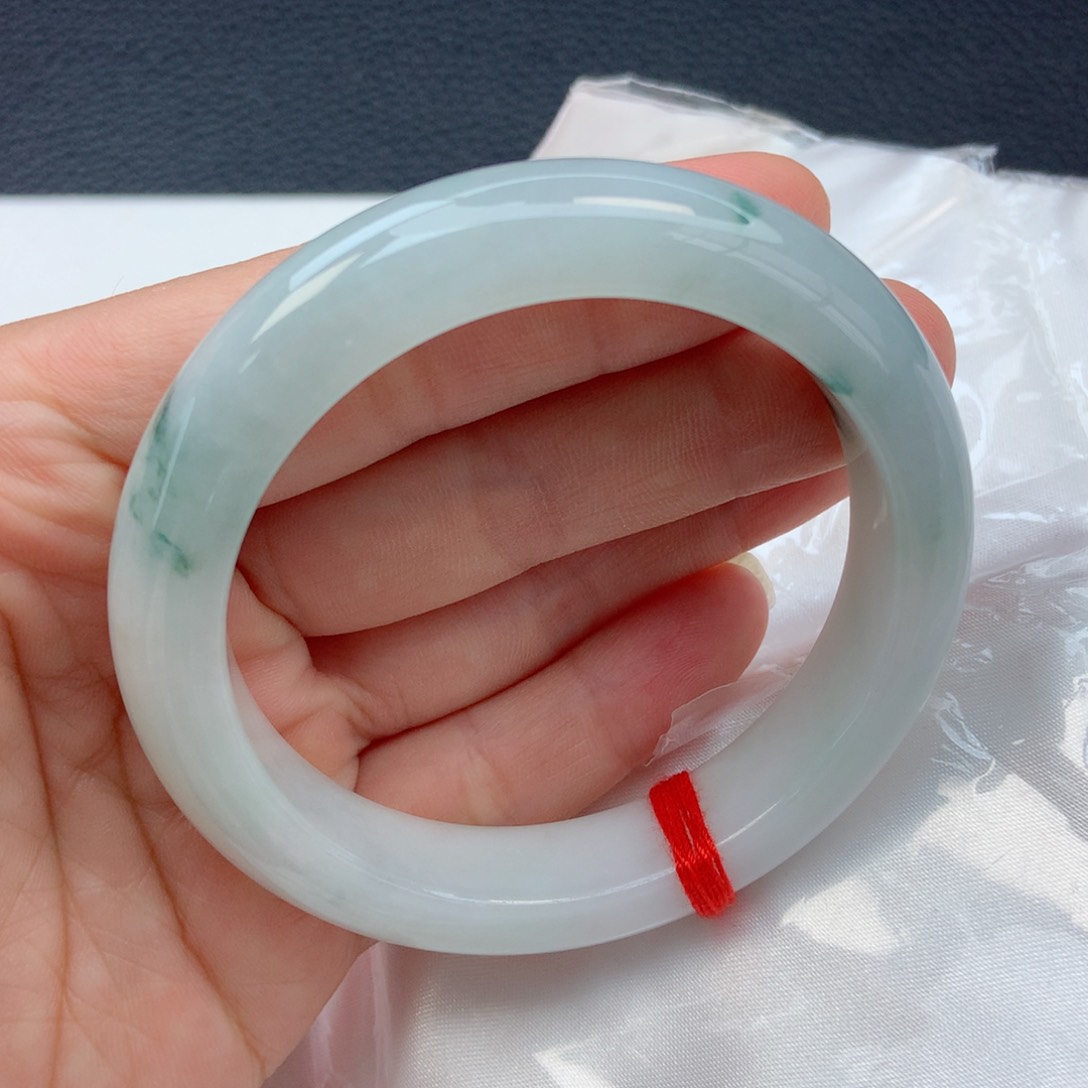 未镶嵌手镯翡翠55圈