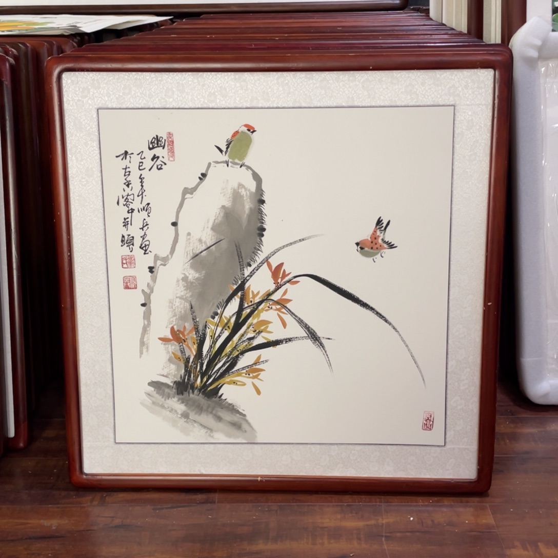 国画带框尺寸63*63厘米