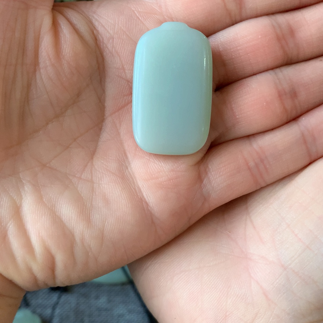 和田玉小牌子未镶嵌波***线