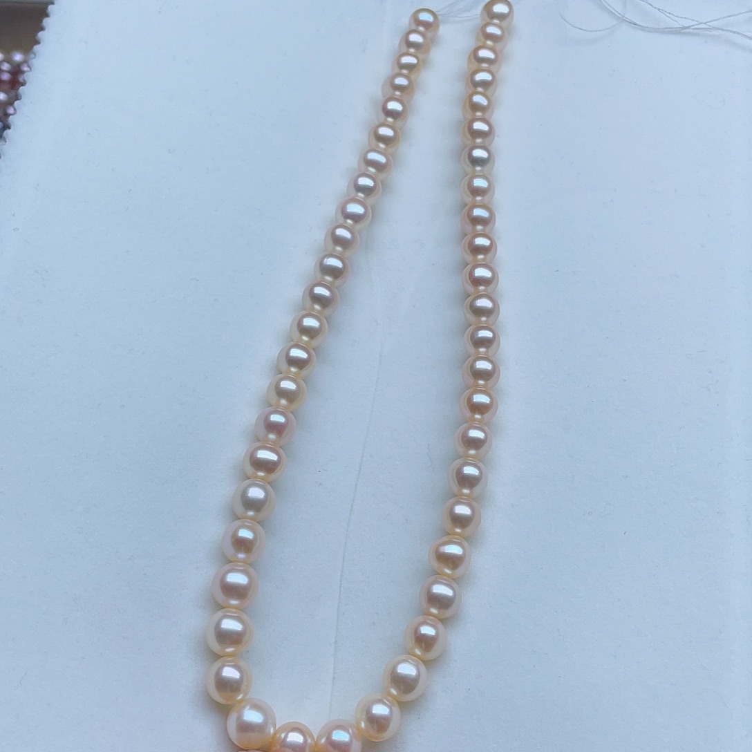 淡水珍珠颈饰银S925镶嵌