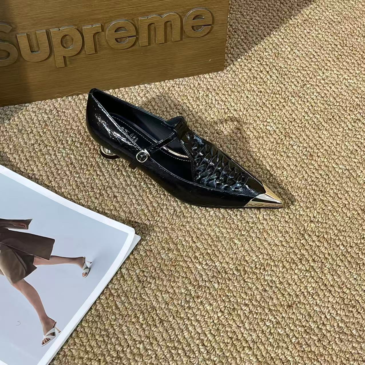 DJ时尚单鞋-A6595黑色