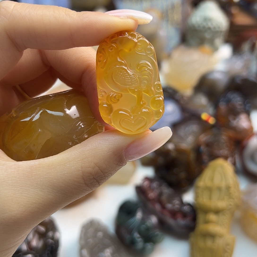 玛瑙/玉髓未镶嵌颈饰