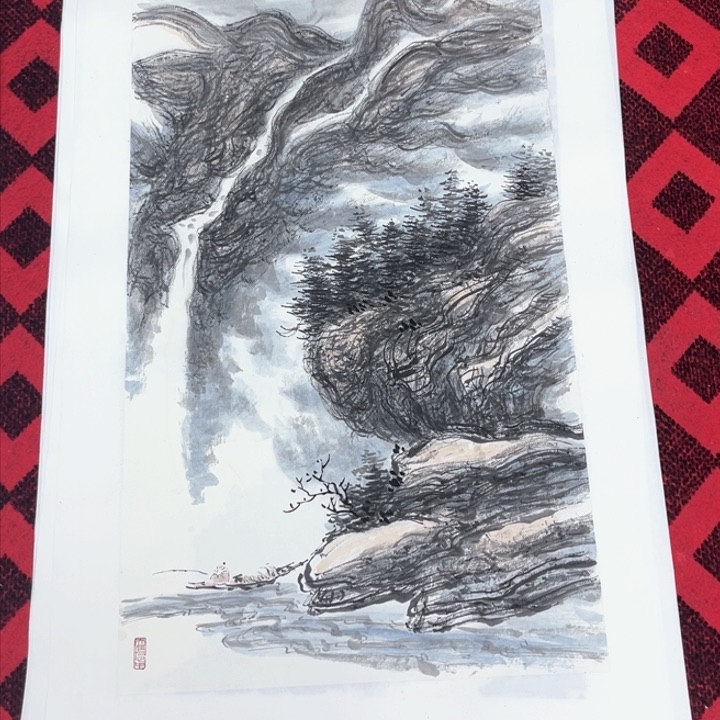 国画50/100纯手绘国画作品