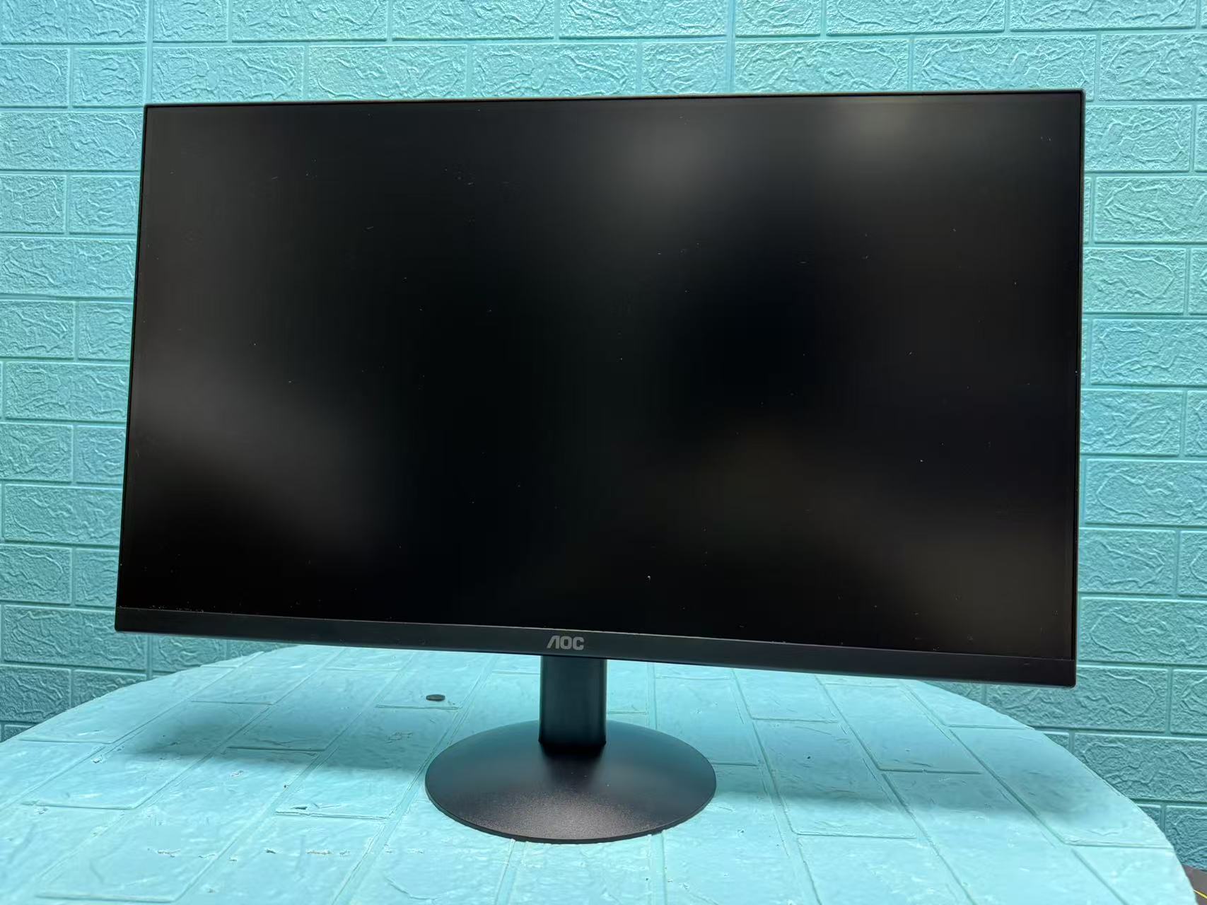 9新 AOC 27寸1K 2K电竞办公高清显示器液晶屏幕