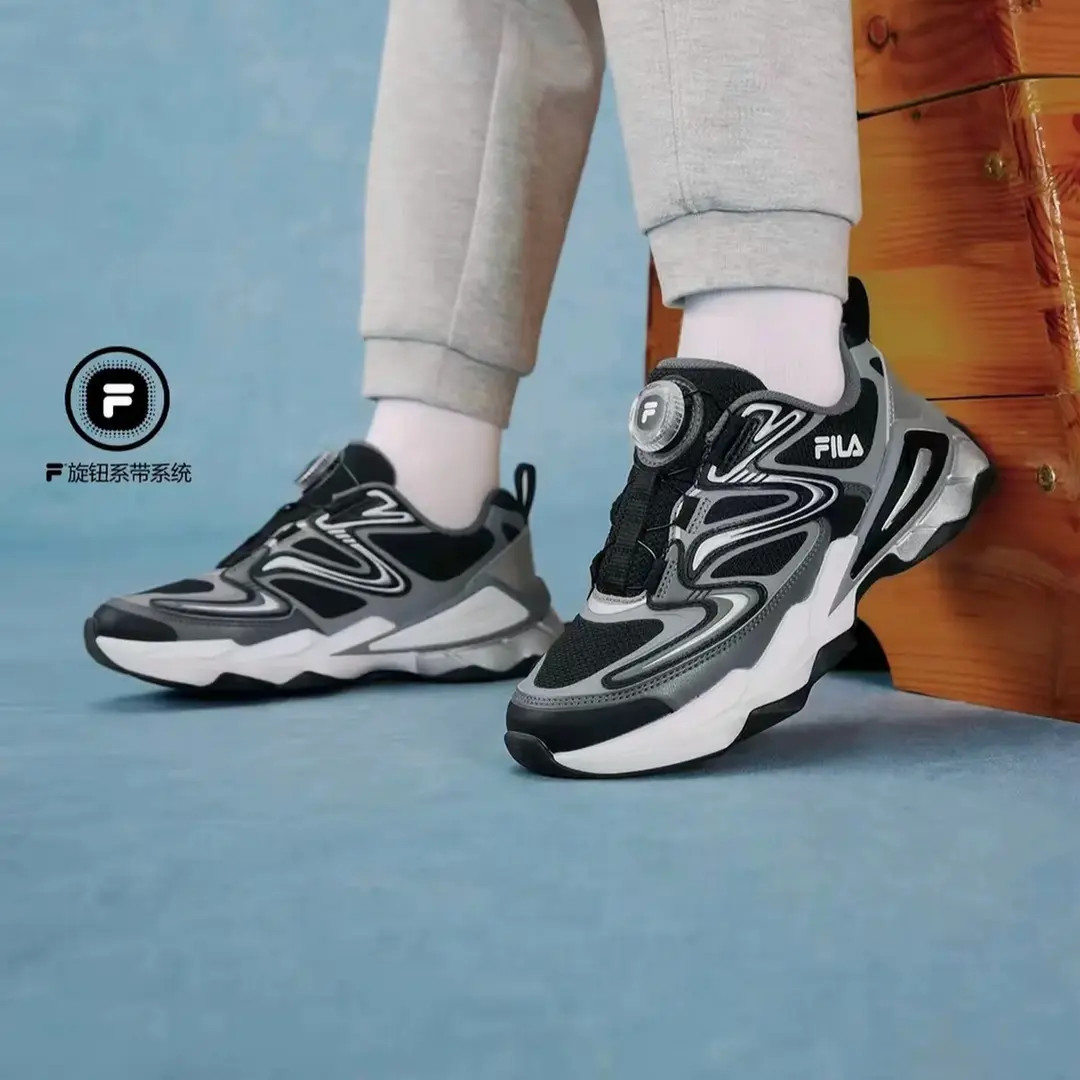 FILAKIDS斐乐儿童【时空鞋】秋款男女大童时尚运动鞋K15B541104F