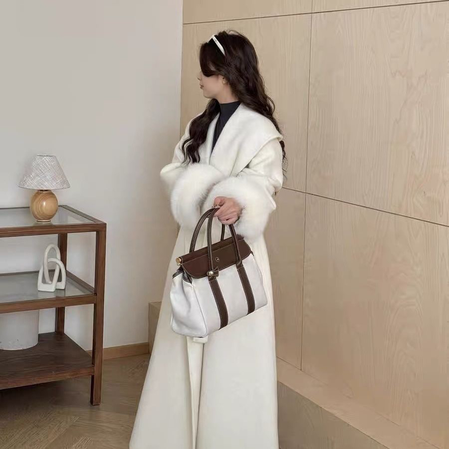 编码200—399非主图衣服 直播间扣号为准 秋冬新款中长款双面大衣