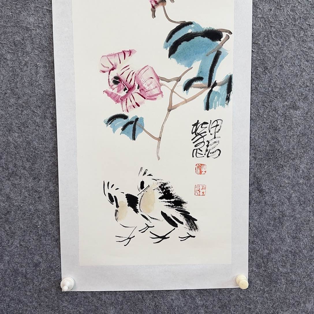 国画我就会去给别人