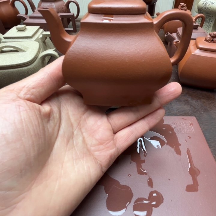 茶壶紫砂锋*朱泥微瑕200c c