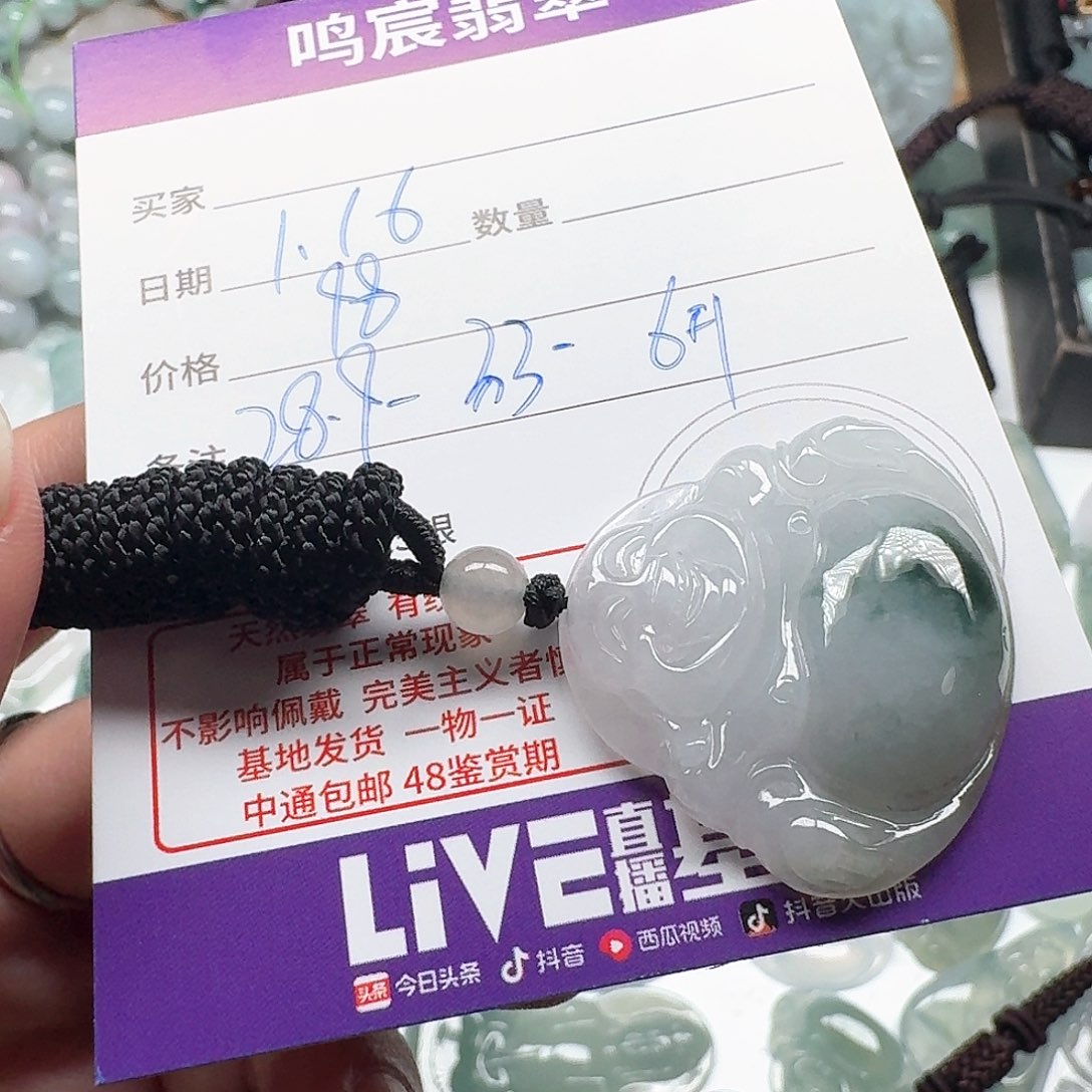 翡翠颈饰未镶嵌翡翠