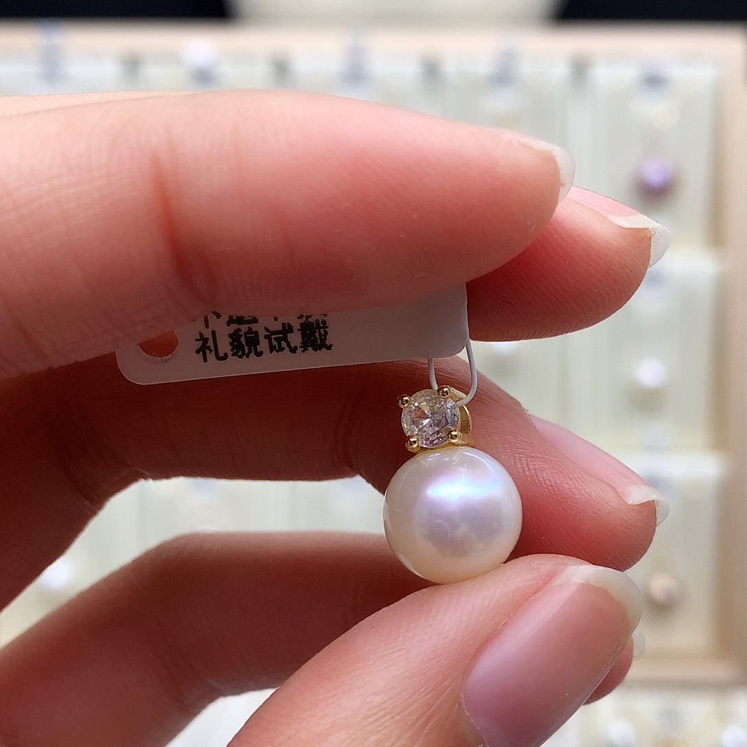 颈饰淡水珍珠合金