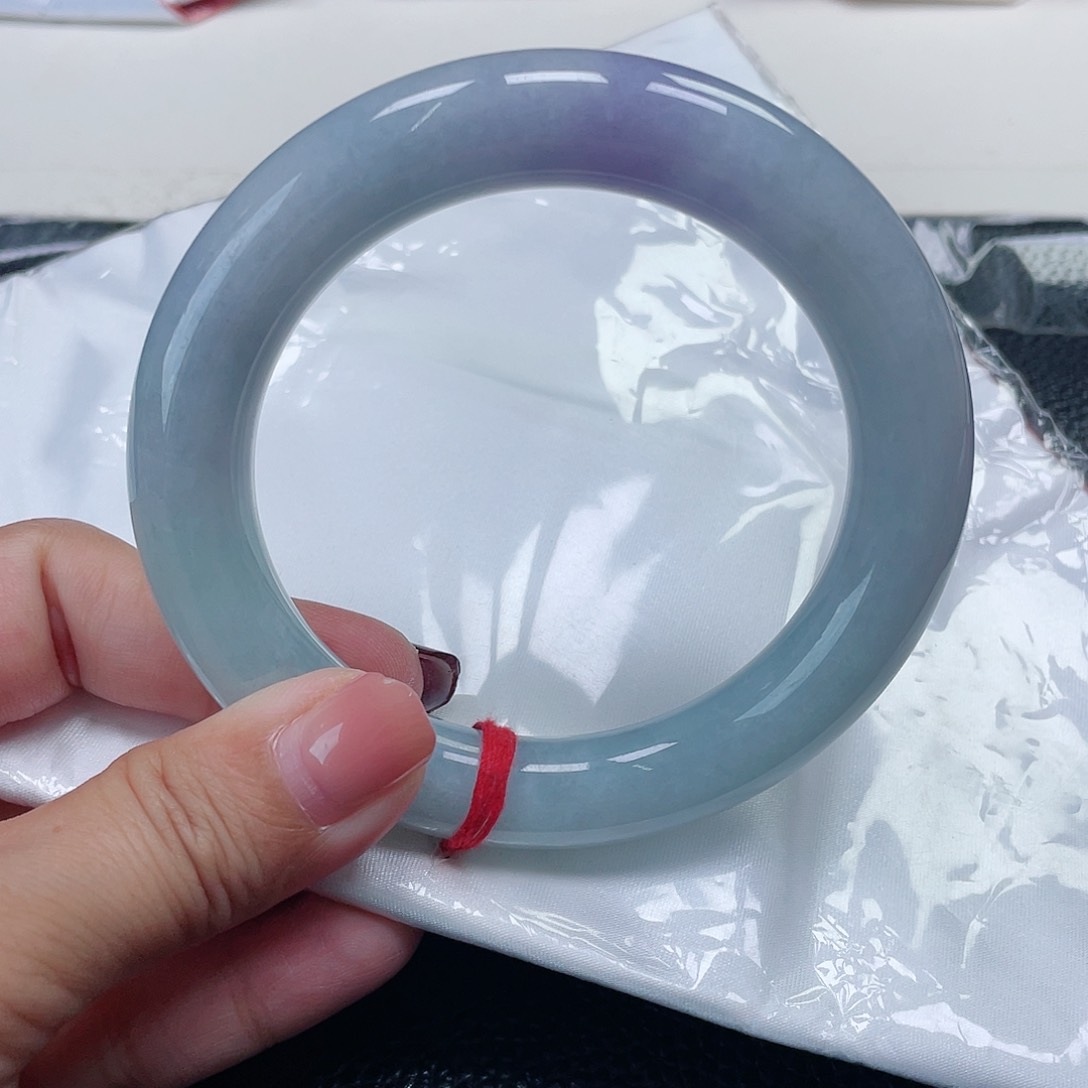 翡翠手镯（圆镯）未镶嵌缅甸翡翠60